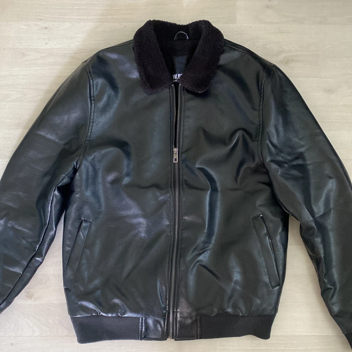 Skinnjacka Bomber Jacket fodrad - 90