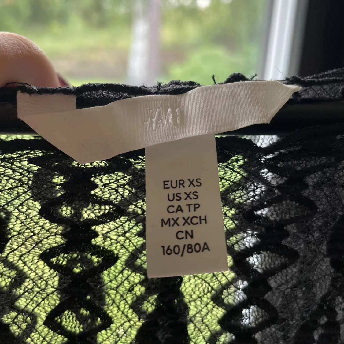 Svart Spetsklänning - 91