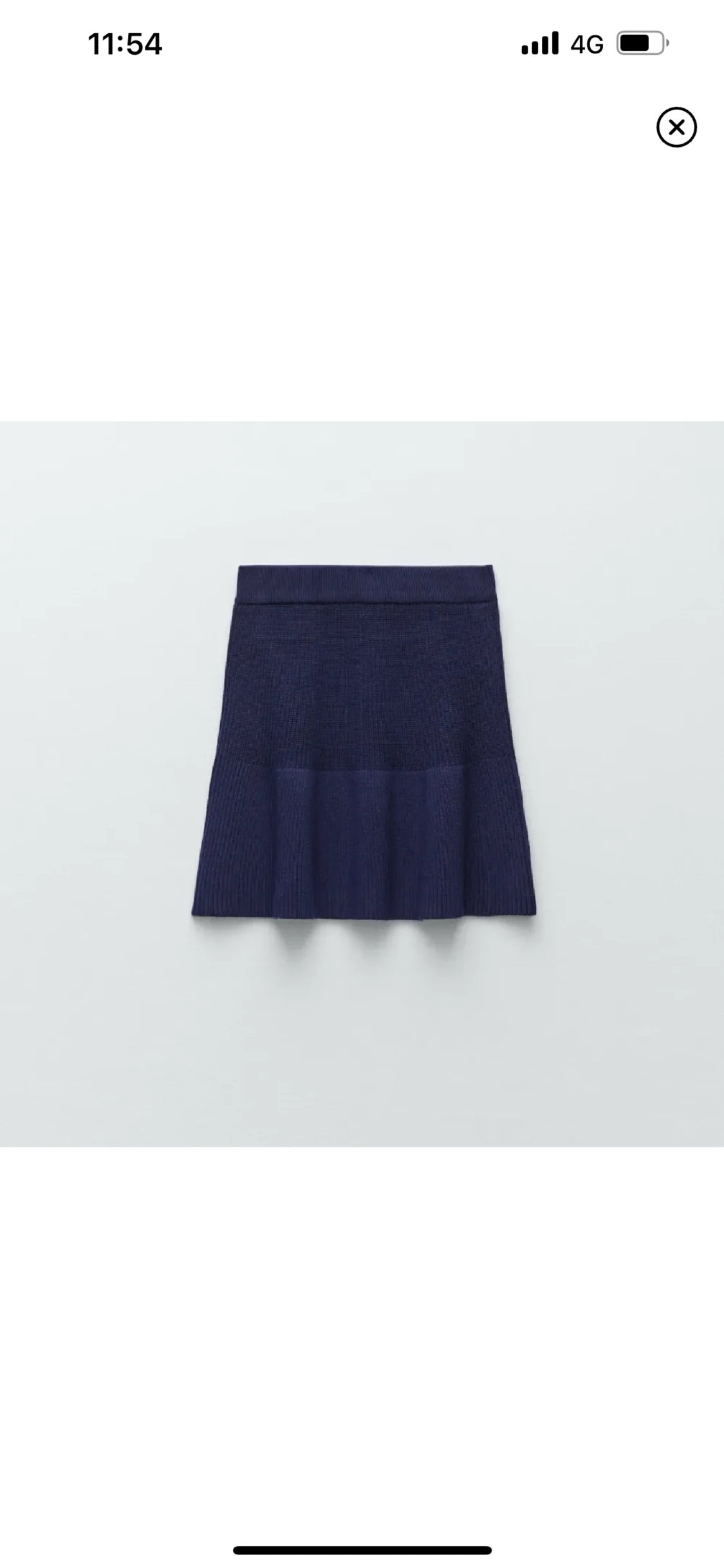 Zara stickad kjol  - 90