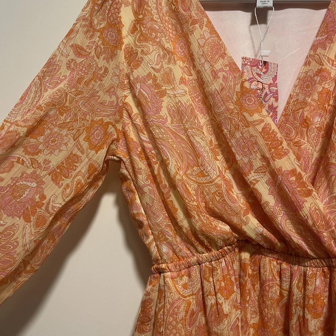 Orange klänning - 90