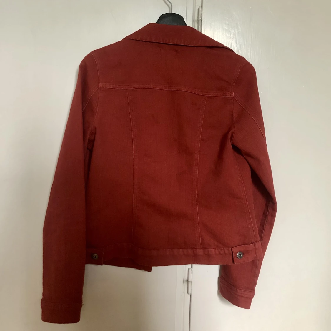 röd denim jacket  - 90