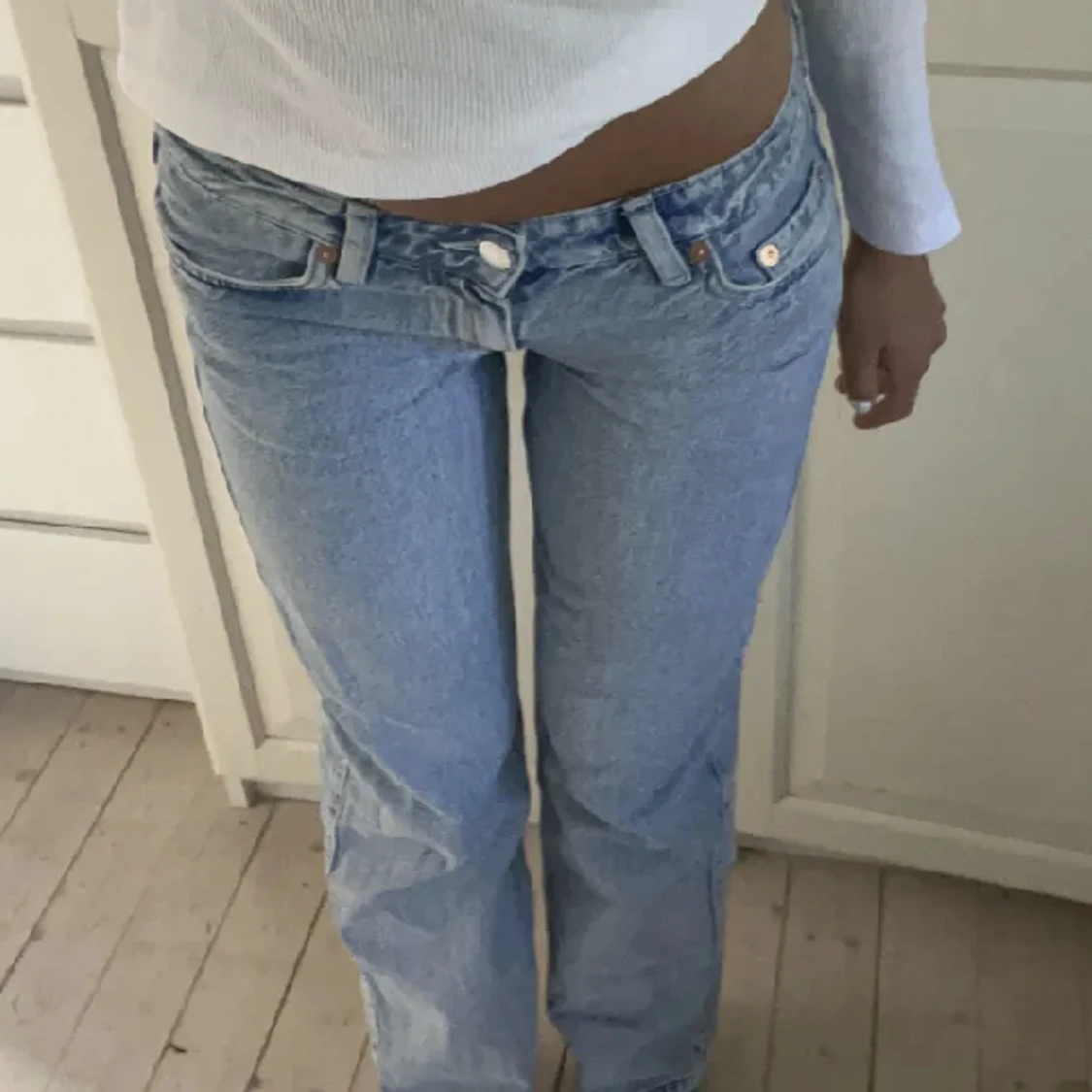 Lågmidjade jeans