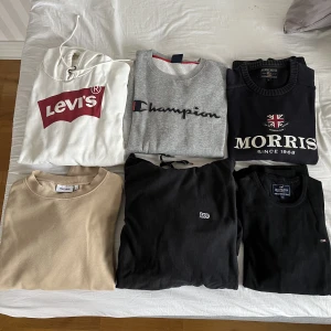 Utrensning av tröjor - Fina tröjor i bra skick som har blivit för små. De flesta är i storlek M. Skriv vid intresse för fler bilder. Finns i Växjö och kan va väldigt bra pris!