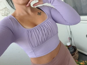 Pastell top - Pastell-lila magtröja