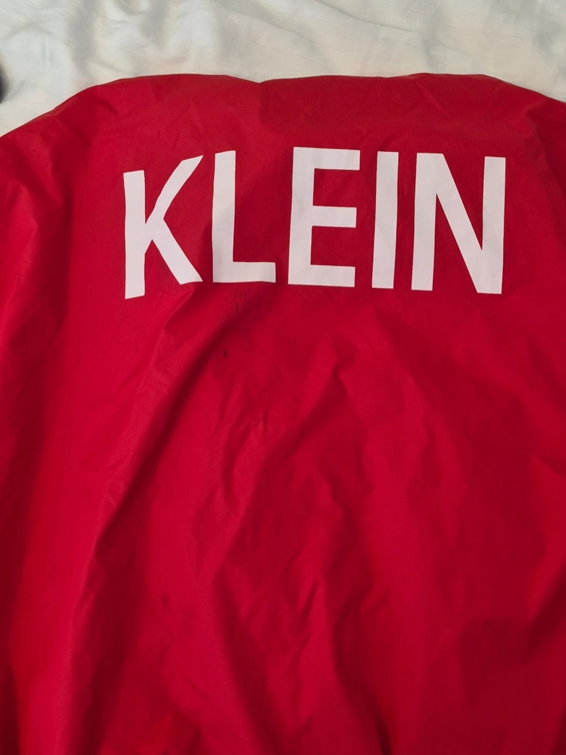 Röd vindjacka från Calvin Klein Jeans - 1