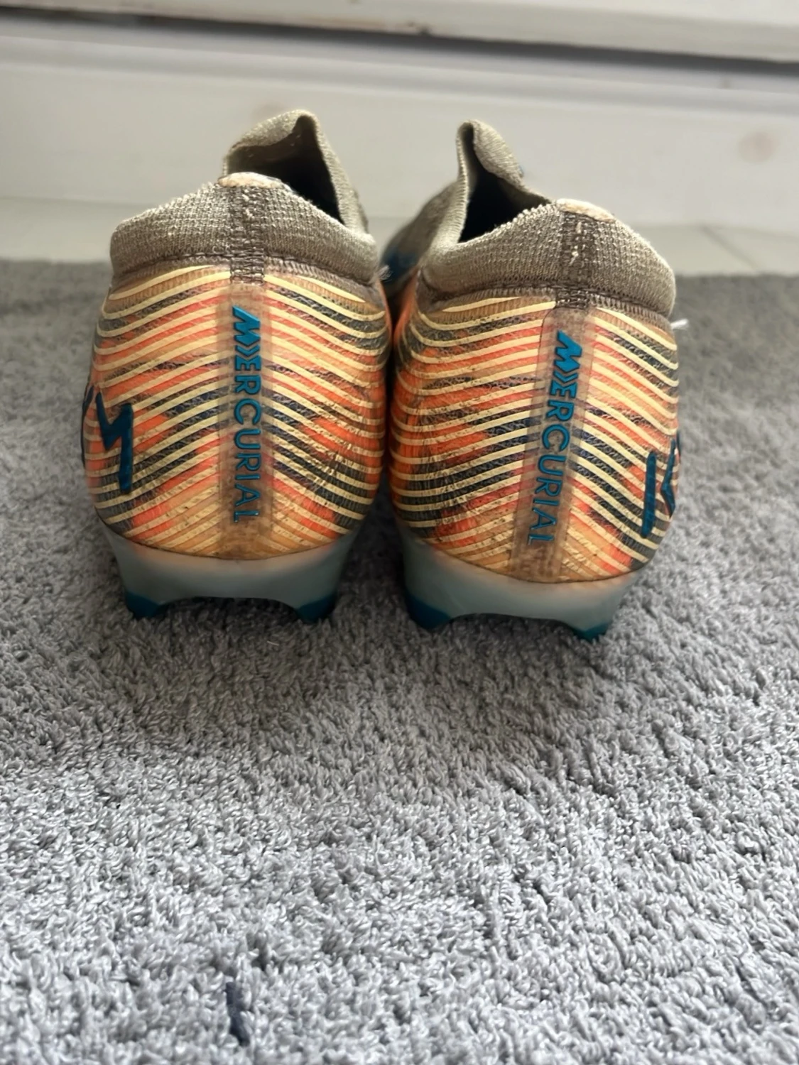 Nike fotbollsskor Air Zoom orange/blå - 2