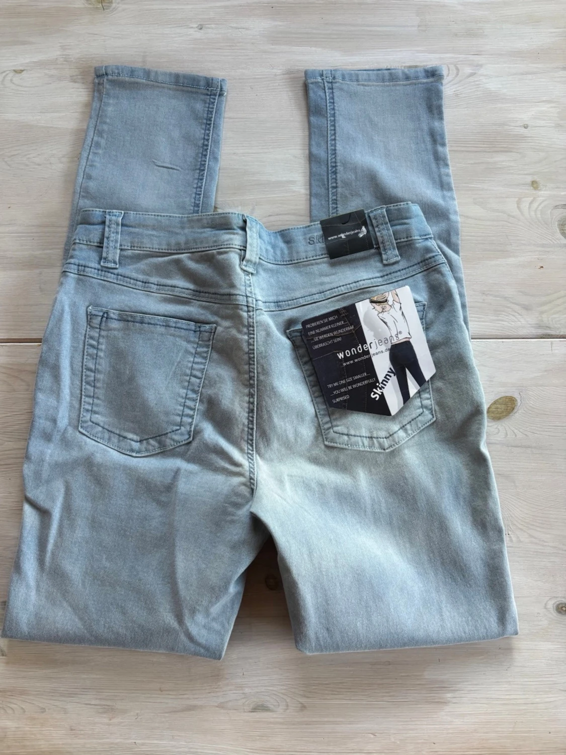Ljusblå skinny jeans Wonderjeans - 3