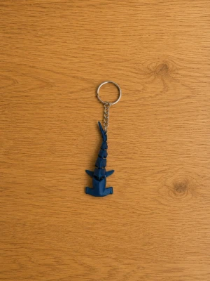 Blå nyckelring hammershark - Hammershark keychain