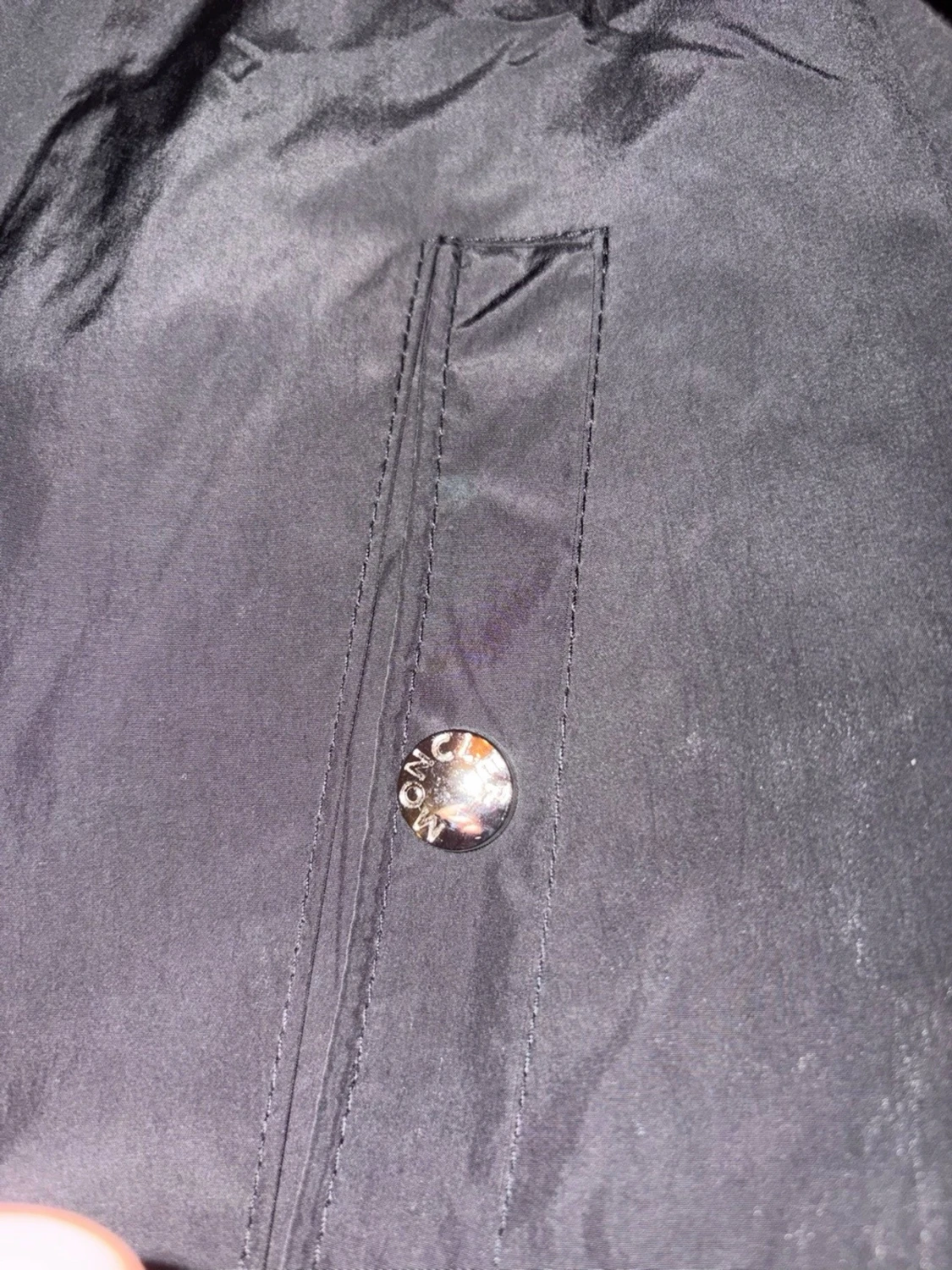 Svart vindjacka från Moncler - 2