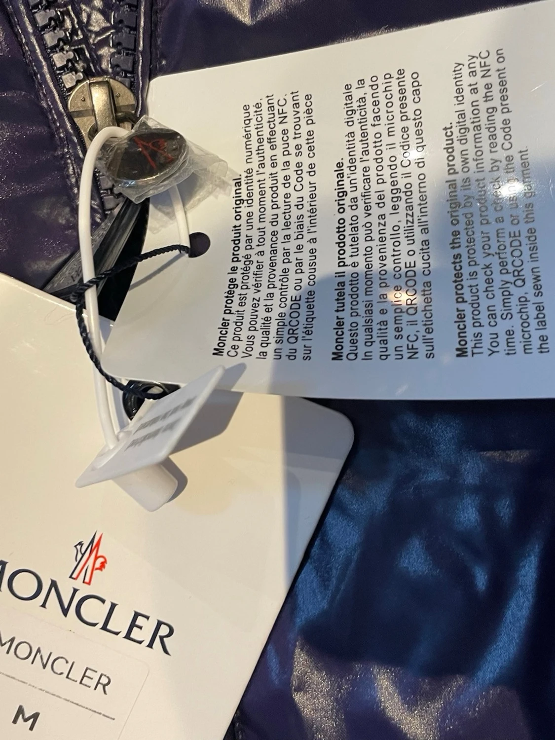 Mörkblå dunjacka från Moncler - 2