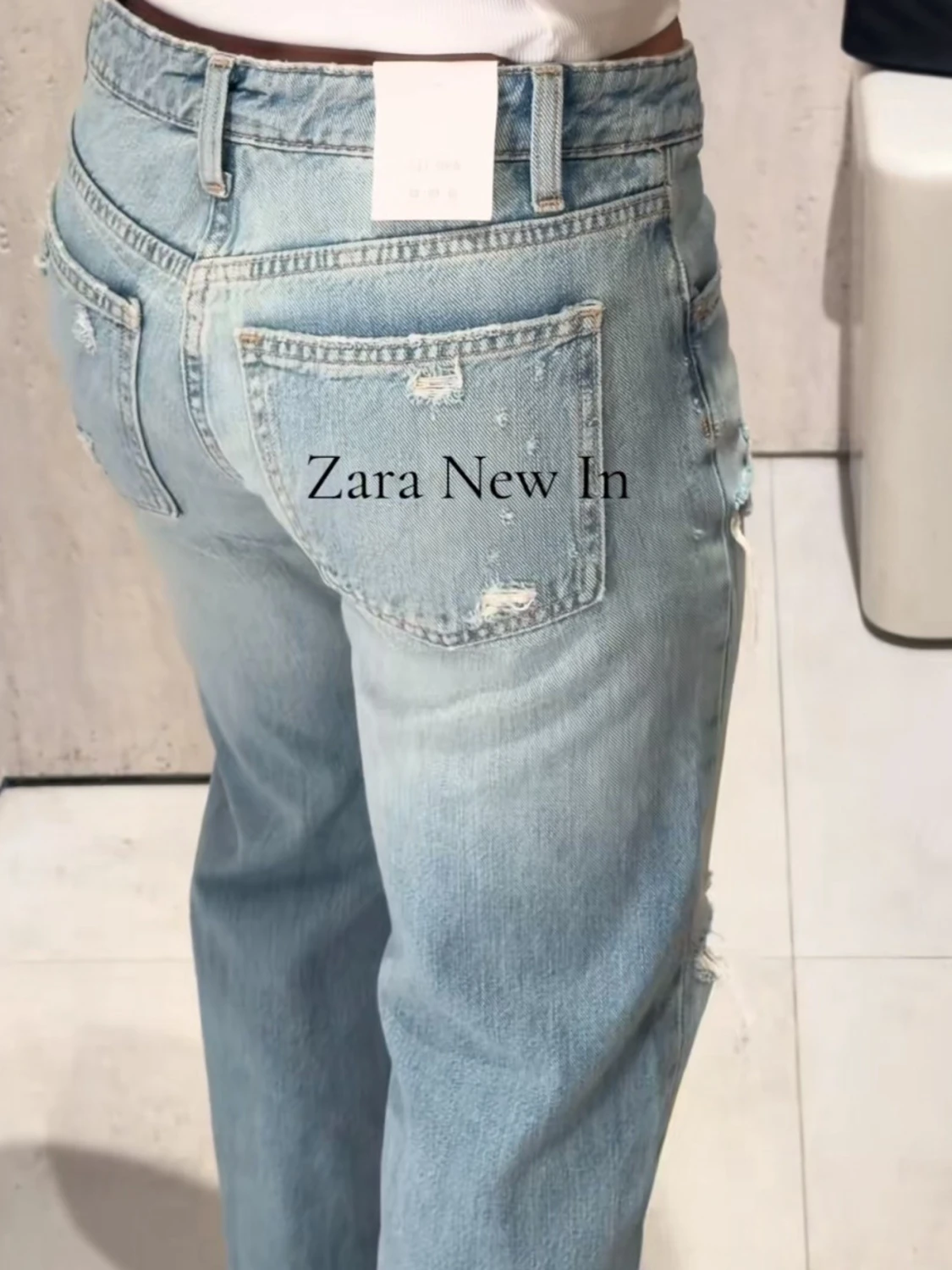 Ljusblå jeans från Zara - 1