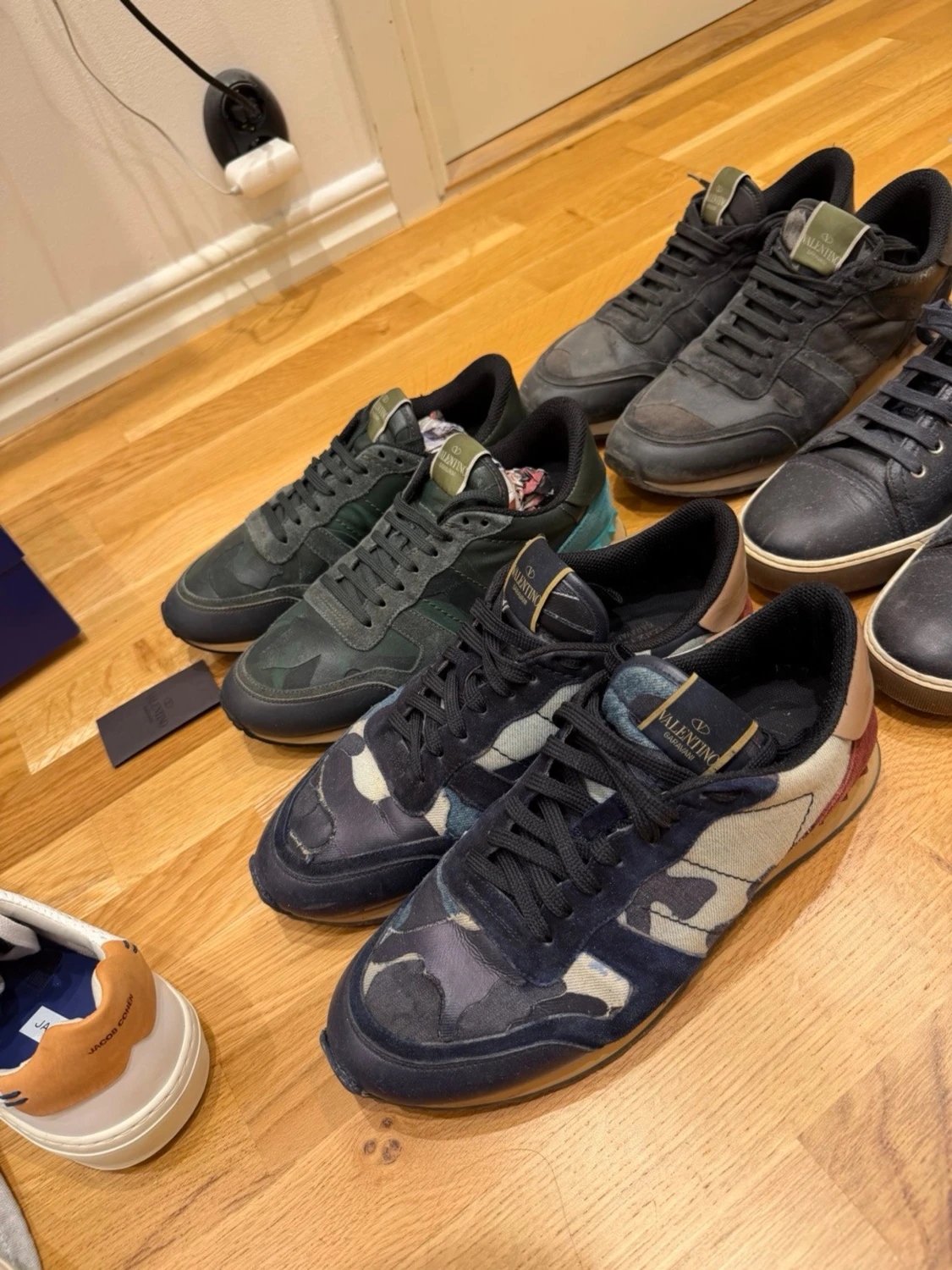 BILLIG UTFÖRSÄLJNING! Skobundle 5x par skor Jacob cohen, Lanvin, Valentino - 1