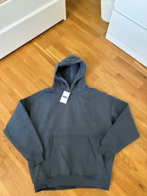 BLUE RISKY PLAINZ HOODIE Nypris 553 kr - Säljer en BLUE RISKY PLAINZ HOODIE  helt ny med tagsen.  Snygg blå hoodie från Risky med broderad logga på bröstet. Hoodien har en stor huva och en klassisk känguruficka framtill. Perfekt för en avslappnad och trendig stil. Nypris 553 kr 