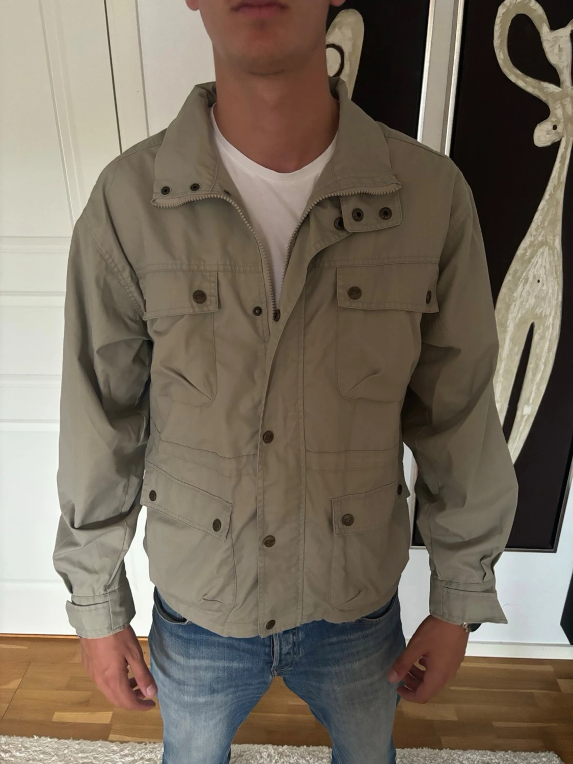 Beige fieldjacket