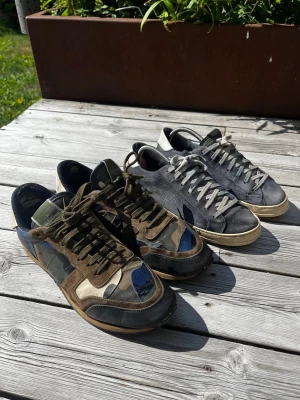 Valentino rockrunner & P448 sneakers (byten) - Kan köpes i bundle med båda skorna (1599kr) eller separat. Kan även gå med på byten:).                                                         Valentino rockrunner,  Pris: 999kr.  Storlek: 42-43. Skick: Bra men använt (obs. förutom hälen på insidan av skon som är sliten).                                                  P448 sneakers, Pris: 699kr. Storlek: 42. Skick: Bra men använt (obs förutom hälen på insidan samt sulan som är sliten)  Skriv för fler bilder eller vid frågor! Mvh Axel