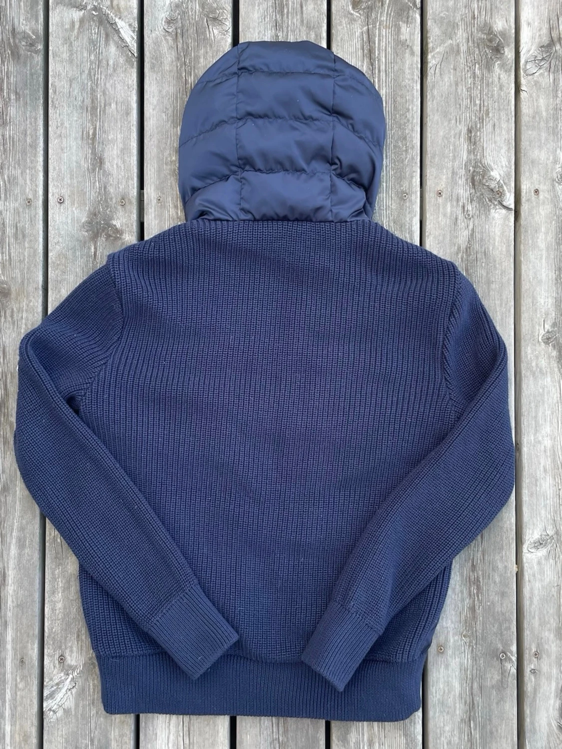 La Santino Quiltad Cardigan med Luva – Marinblå | Strl XS - 2