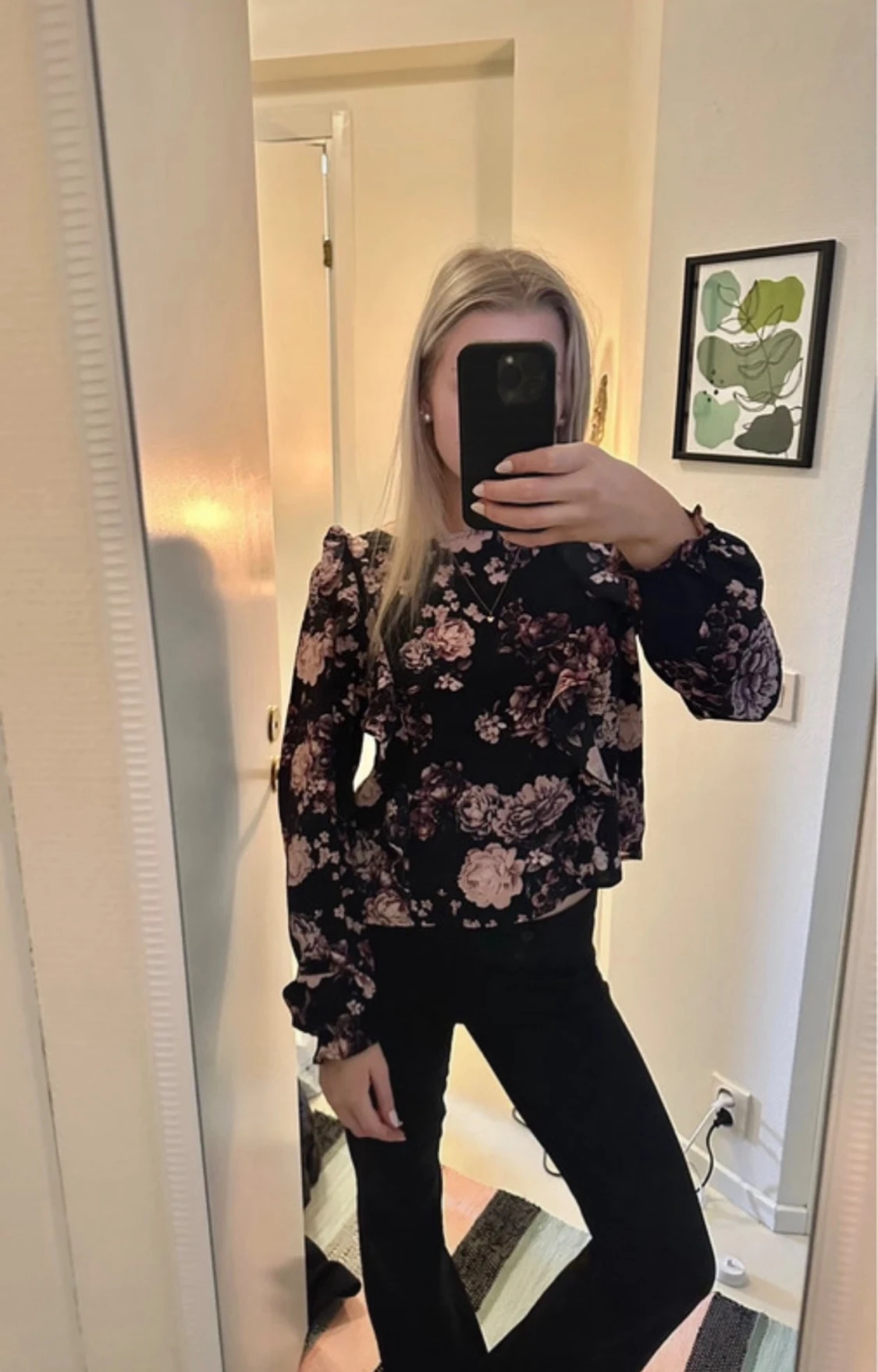 Blommig blus - 2