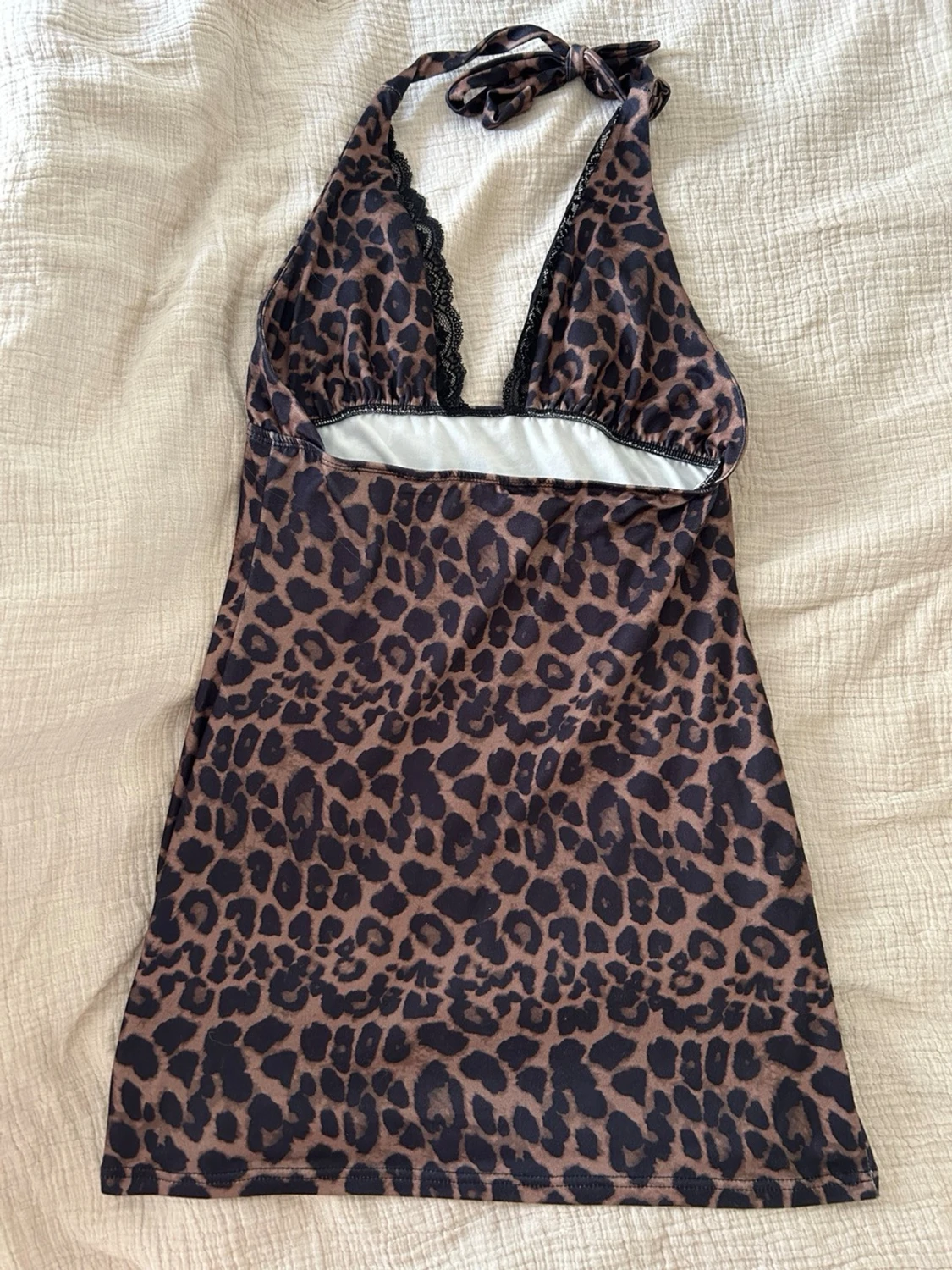 Leopard klänning  - 3