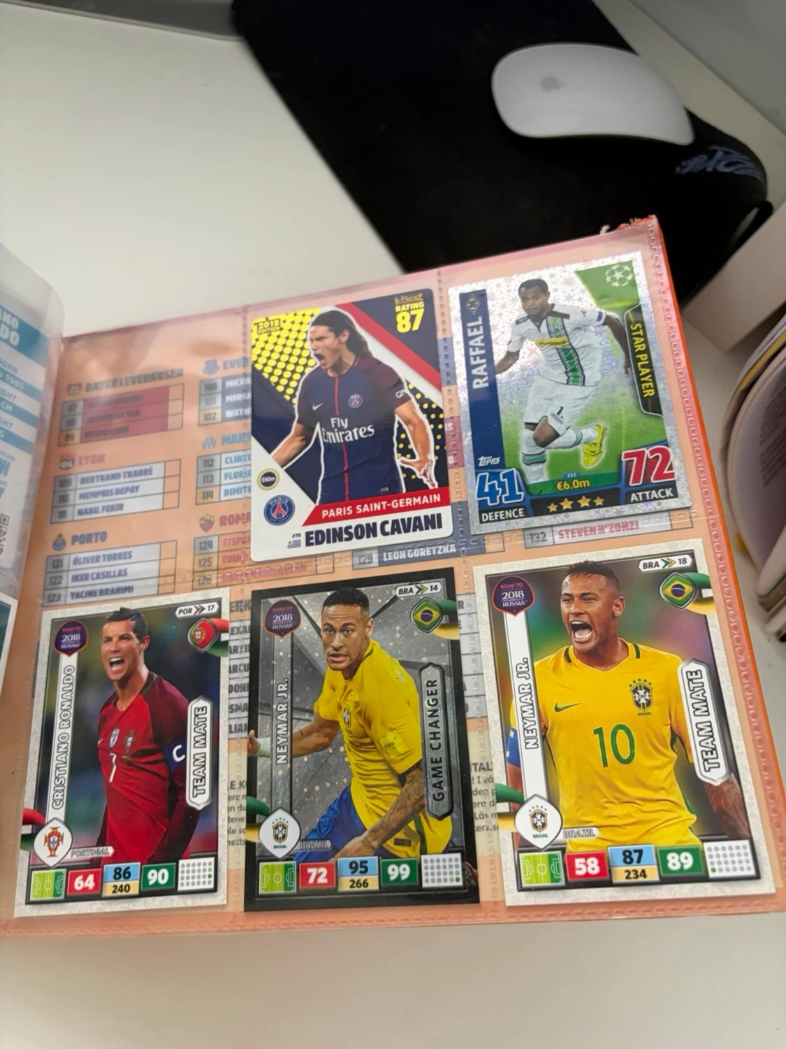 Kickerz Football Cards 2018 album - 2