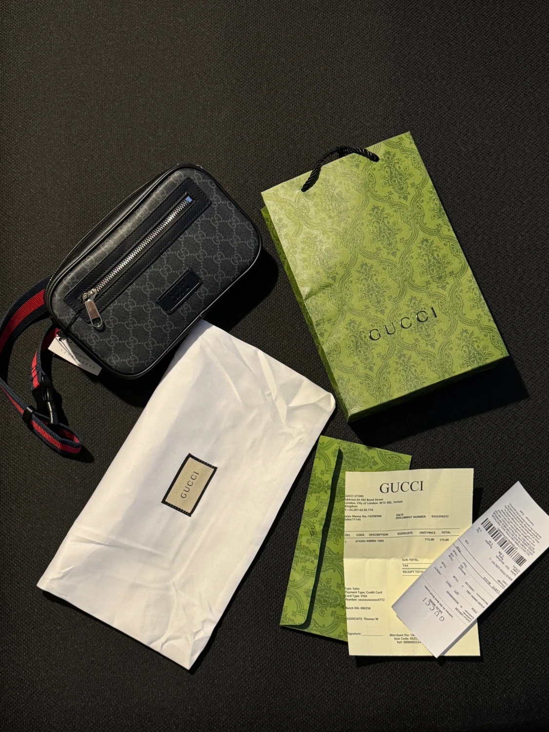 Svart axelväska från Gucci - 1