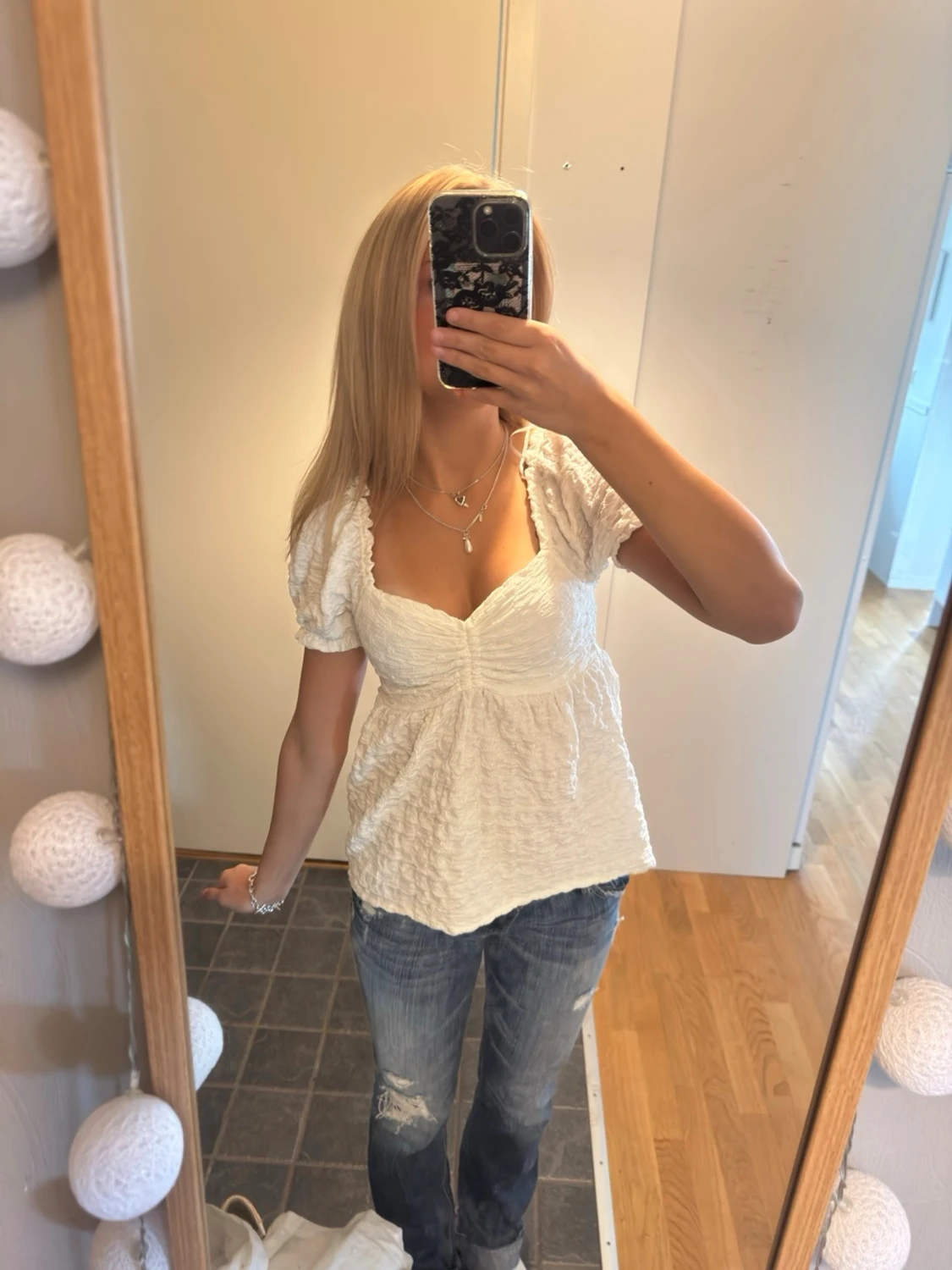 Vit blus