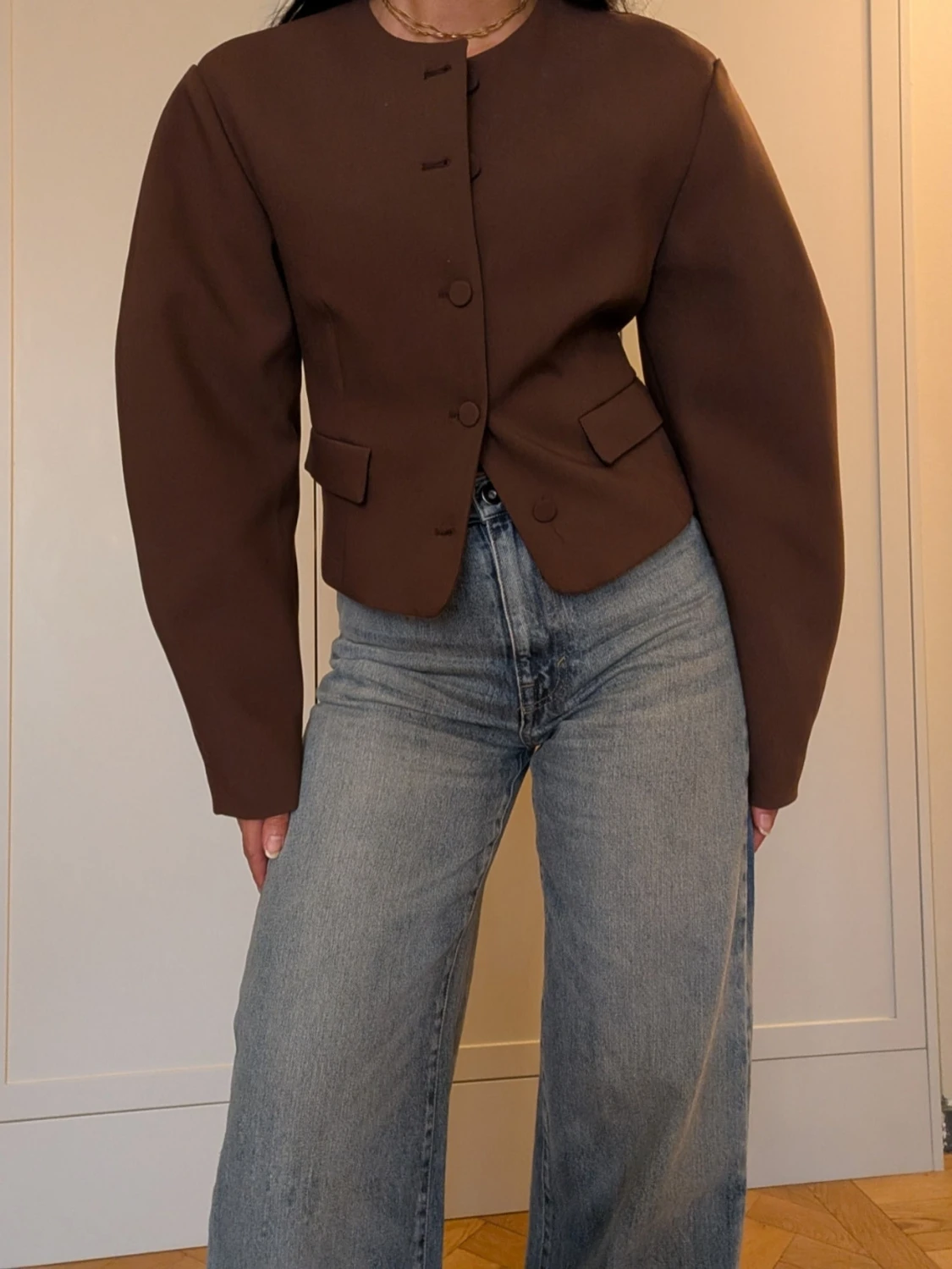 Zara cropped blazer