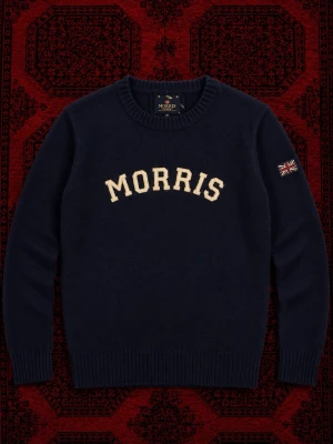 Morris sweater - Efterfrågad Morris modell med logga på armen | skick 8/10 | storlek XS | modellen säljs inte längre så den är sällsynt | tvättas och fräschas upp innan frakt!! 