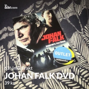 Johan Falk: Barninfiltratören DVD - I bra skick