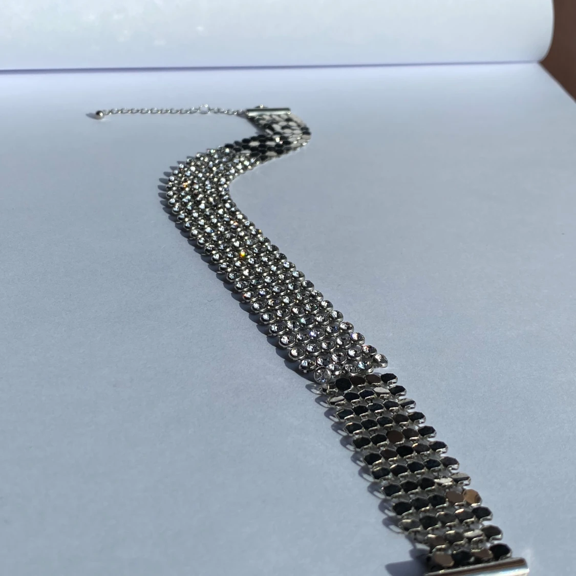 Kristall choker - 90