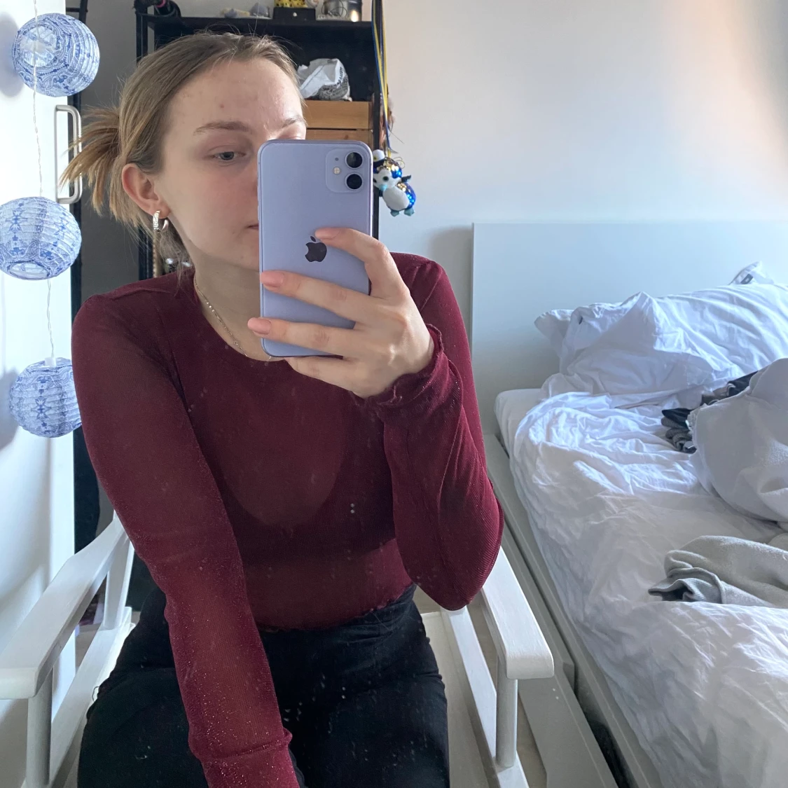 Glittrig mesh-tröja❤️ - 91