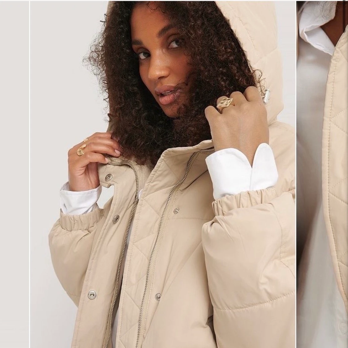 Beige Jacka st 36/S - 90