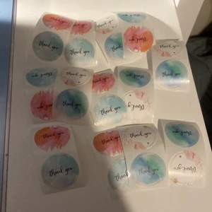 Thank you stickers - 20 st för 6kr ink frakt 13kr🤍