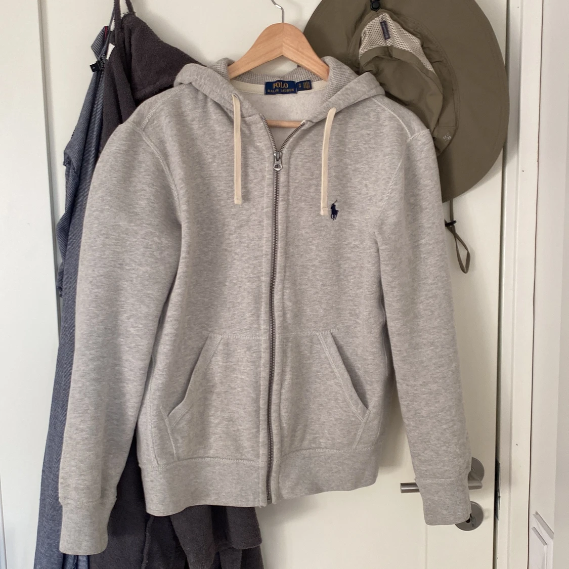 Ralph lauren zip hoddie storlek S - 90