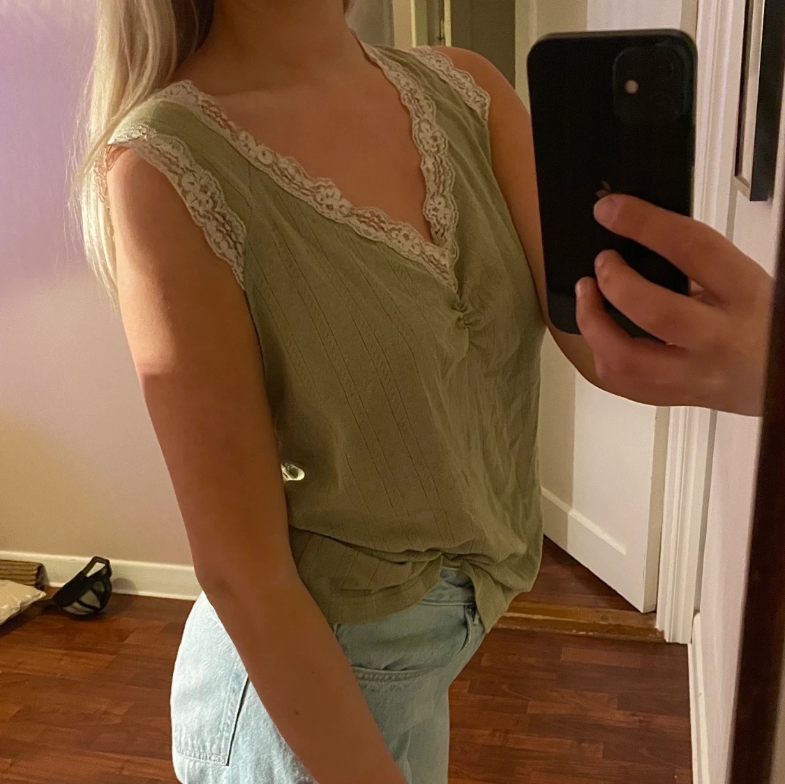 Gulligt grönt linne 💚 - 91