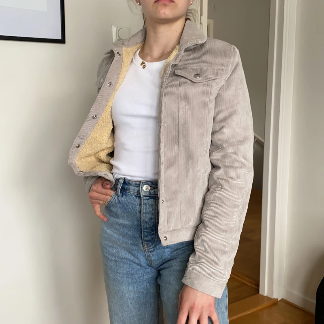 Massimo dutti furry jacka för barn