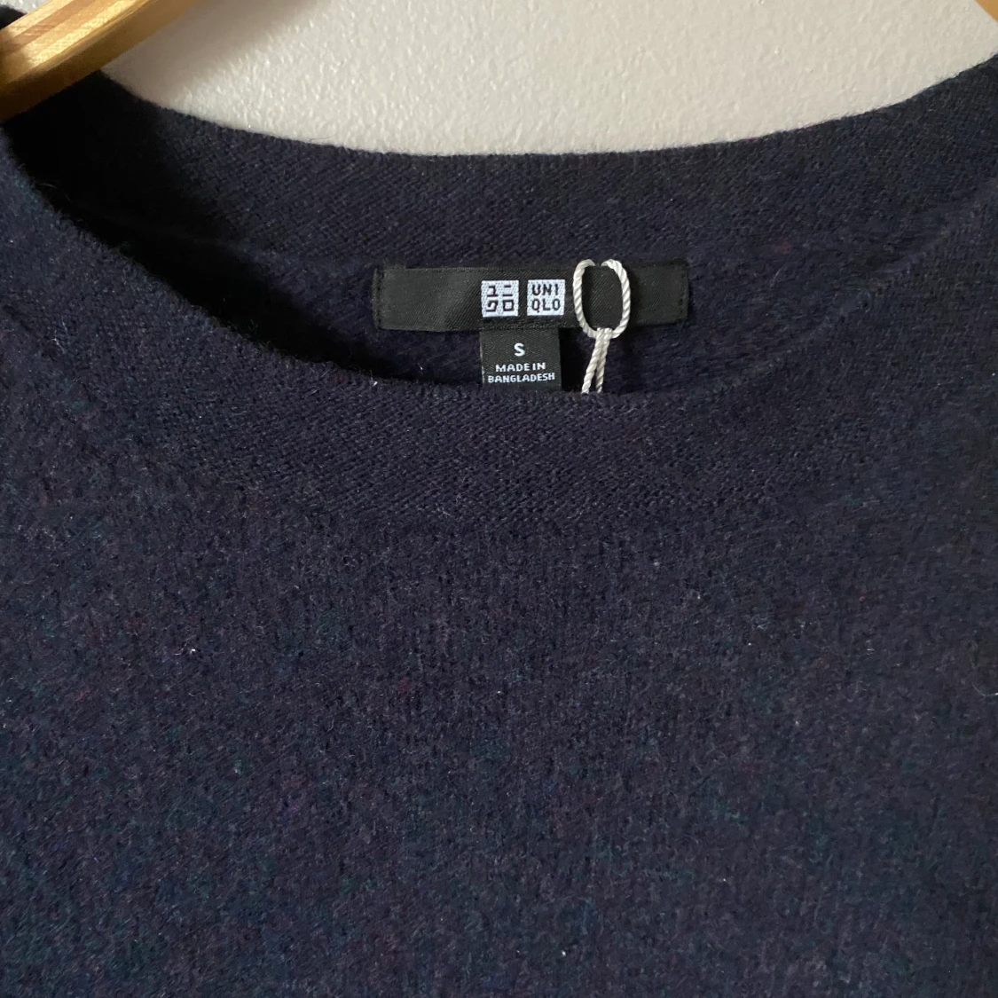 Lila/blå sweater - 90