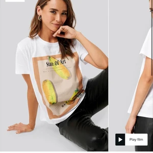 T-shirt nakd  - Säljer en oversized T-shirt med tryck från Nakd. Använd fåtal gånger. Fraktkostnad tillkommer. 