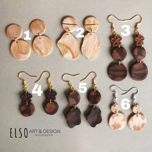 Jag gör örhängen och säljer (även på Instagram!) gå gärna in och följ @elso.art.design  🌸💖✨