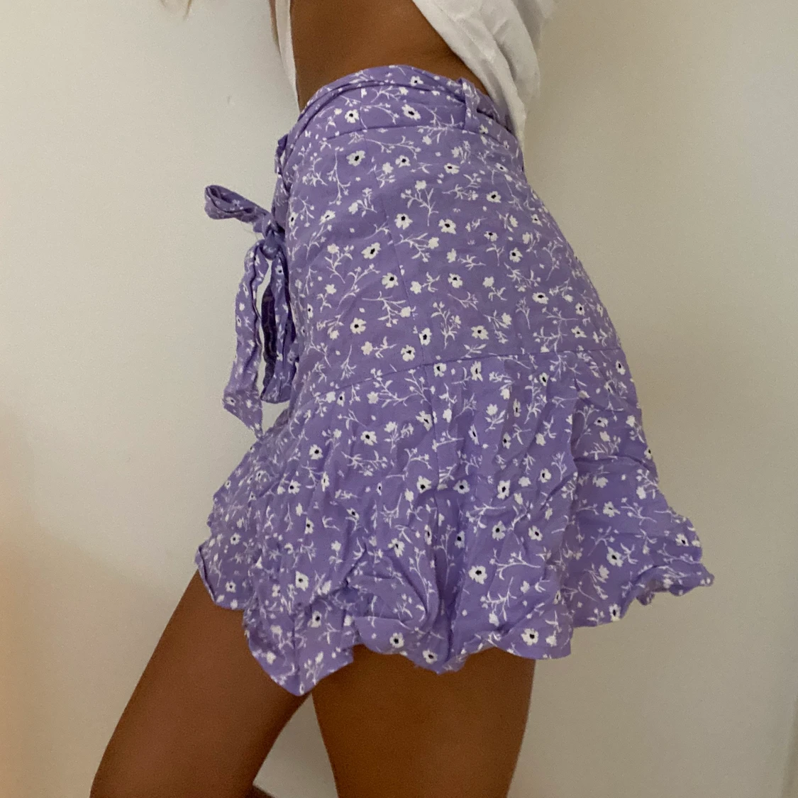 Lila volangkjol - 90