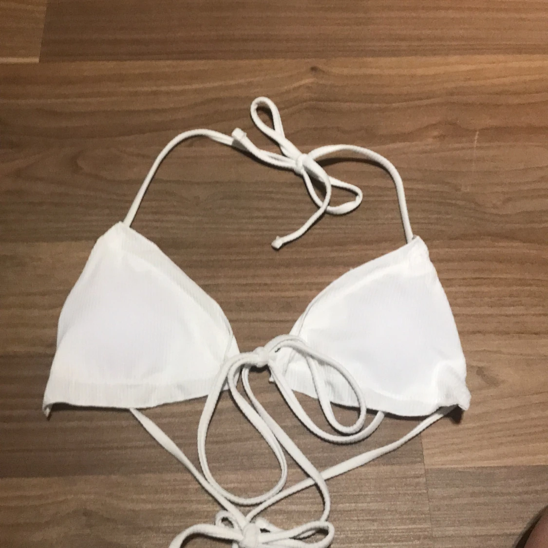 Vit bikini överdel strl S - 90