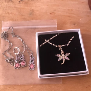 Äkta silver smycken  - Bild 1: Äkta kanin silverset för 150 kr.                Bild 2: Äkta silverhalsband 120 kr!  Båda för 250 kr.