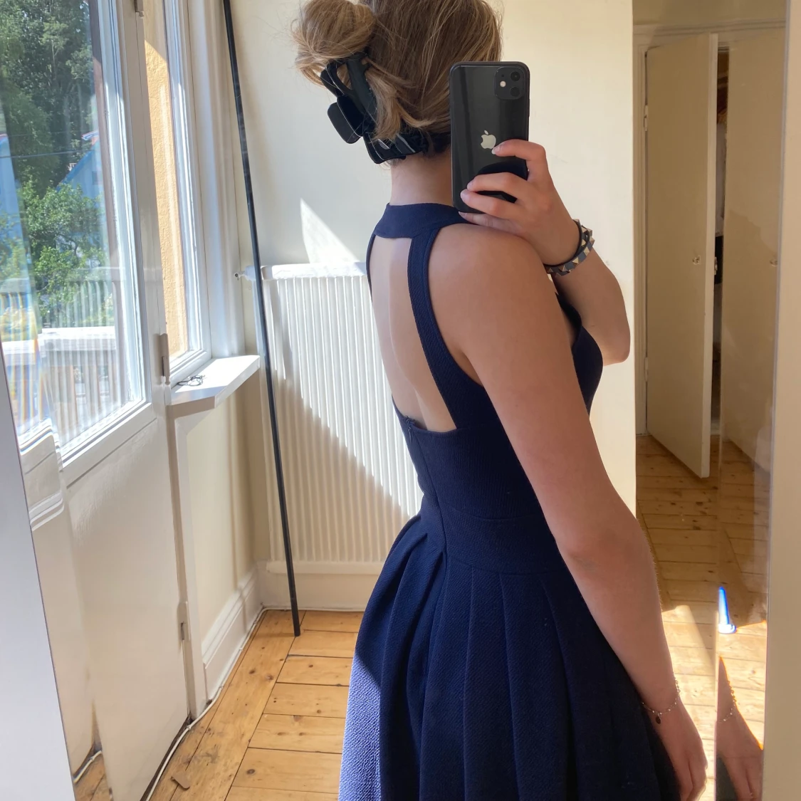 Blå klänning  - 90