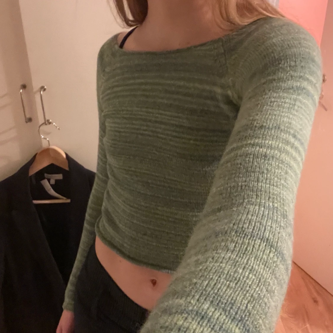 Jättefin stickad tröja - 91