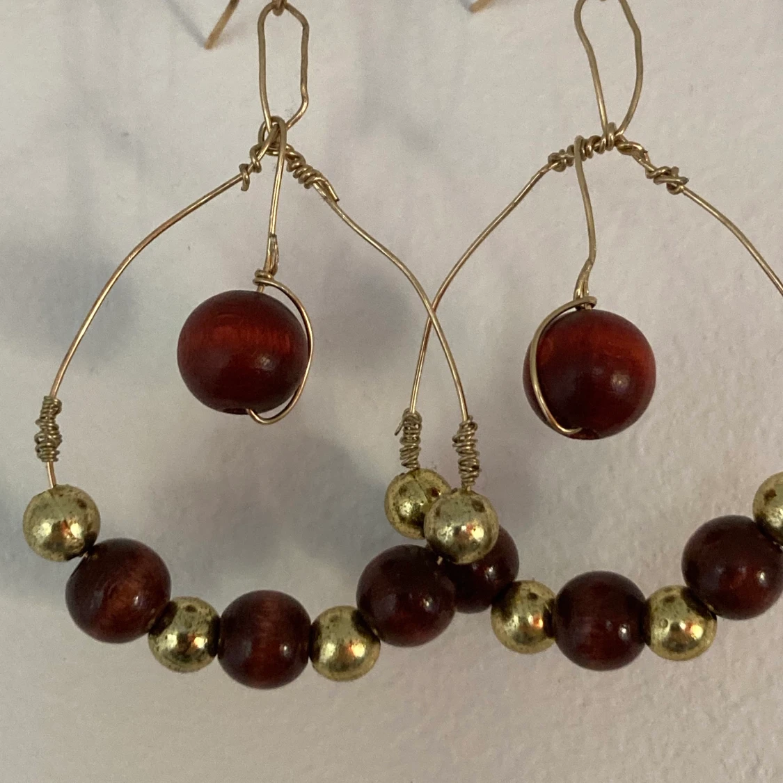 Guld örhängen - 90