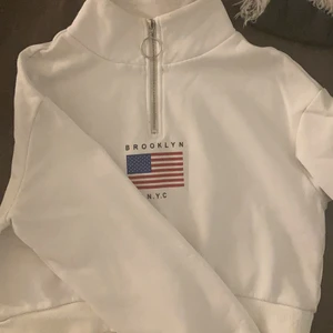 Half-zip sweatshirt - Skön half-zip sweatshirt från h&m i storlek xs👌🏽👌🏽