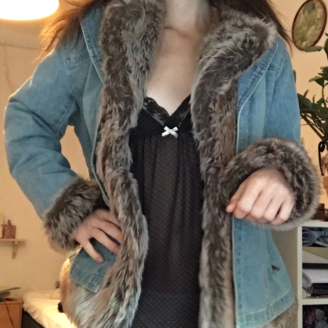 jacka med päls - 90