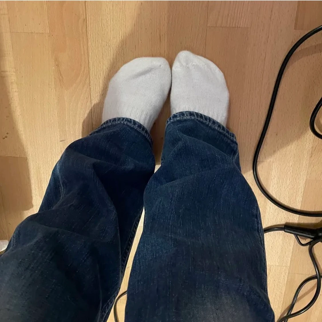 lågmidjade jeans  - 91