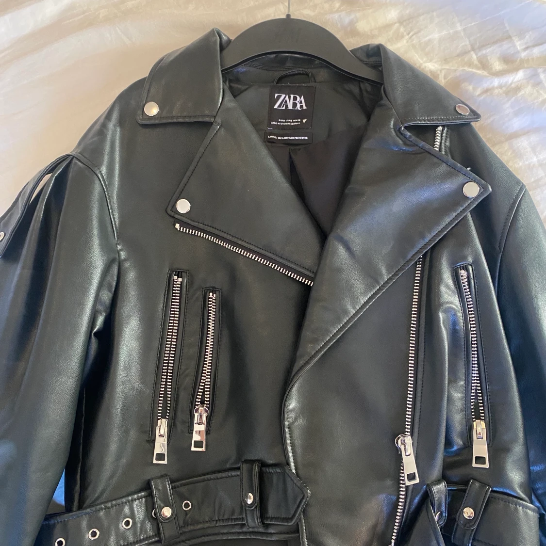 Oversized skinnjacka  - 91