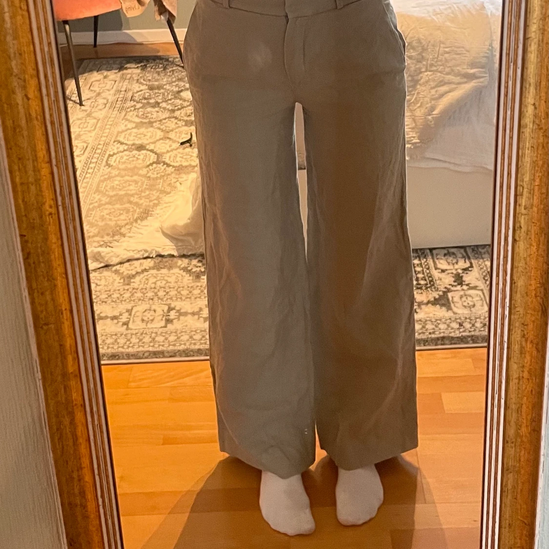 Linne byxor från Massimo Dutti 