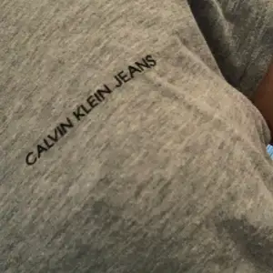 Grå Calvin Klein tshirt, sparsamt använd. Storlek S. 249 kr + frakt